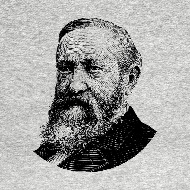 President Benjamin Harrison by warishellstore